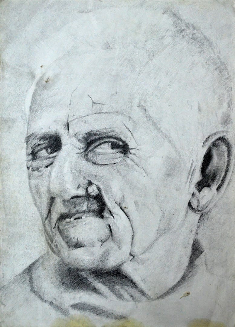Graphic Illustration featuring the portret of a man